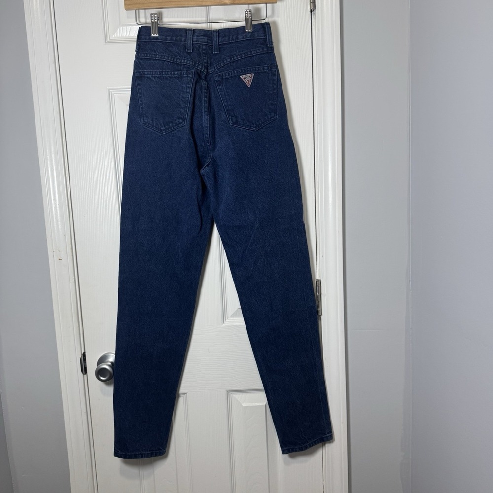 GUESS Jeans Women's Vintage 1050 Size 28x30 USA Blue Denim Mom 90's